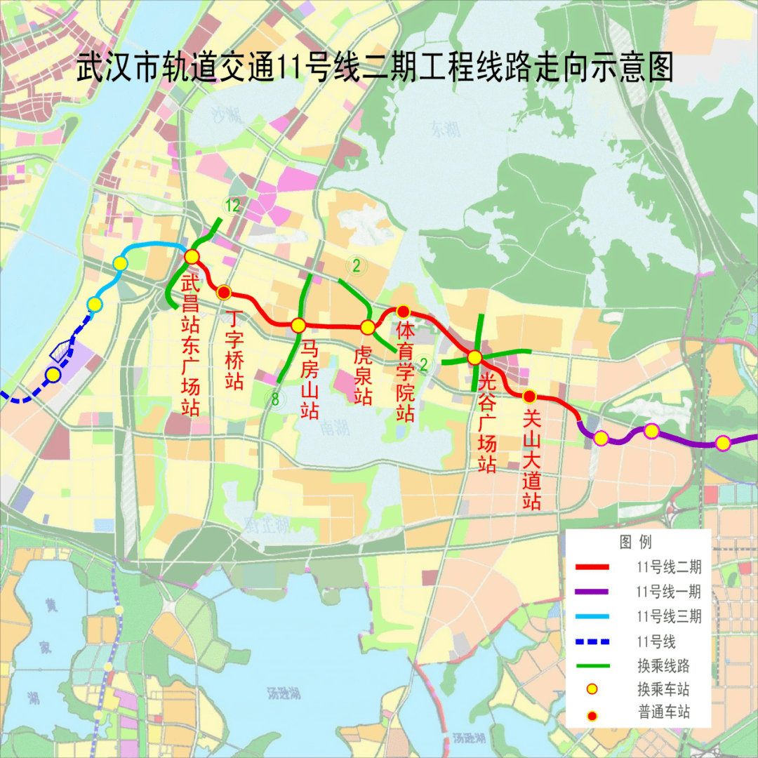 武汉地铁16号线最新线路图