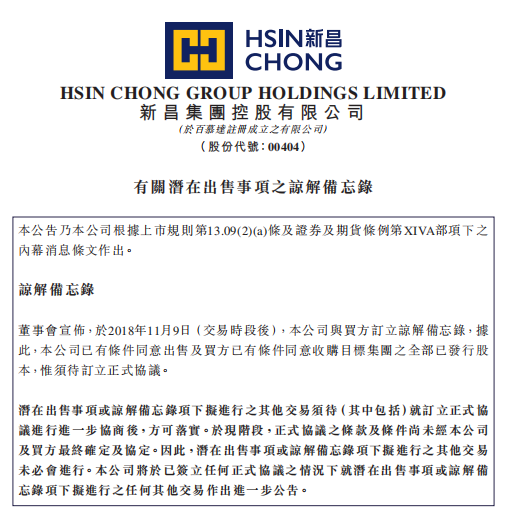 新昌集团控股最新消息